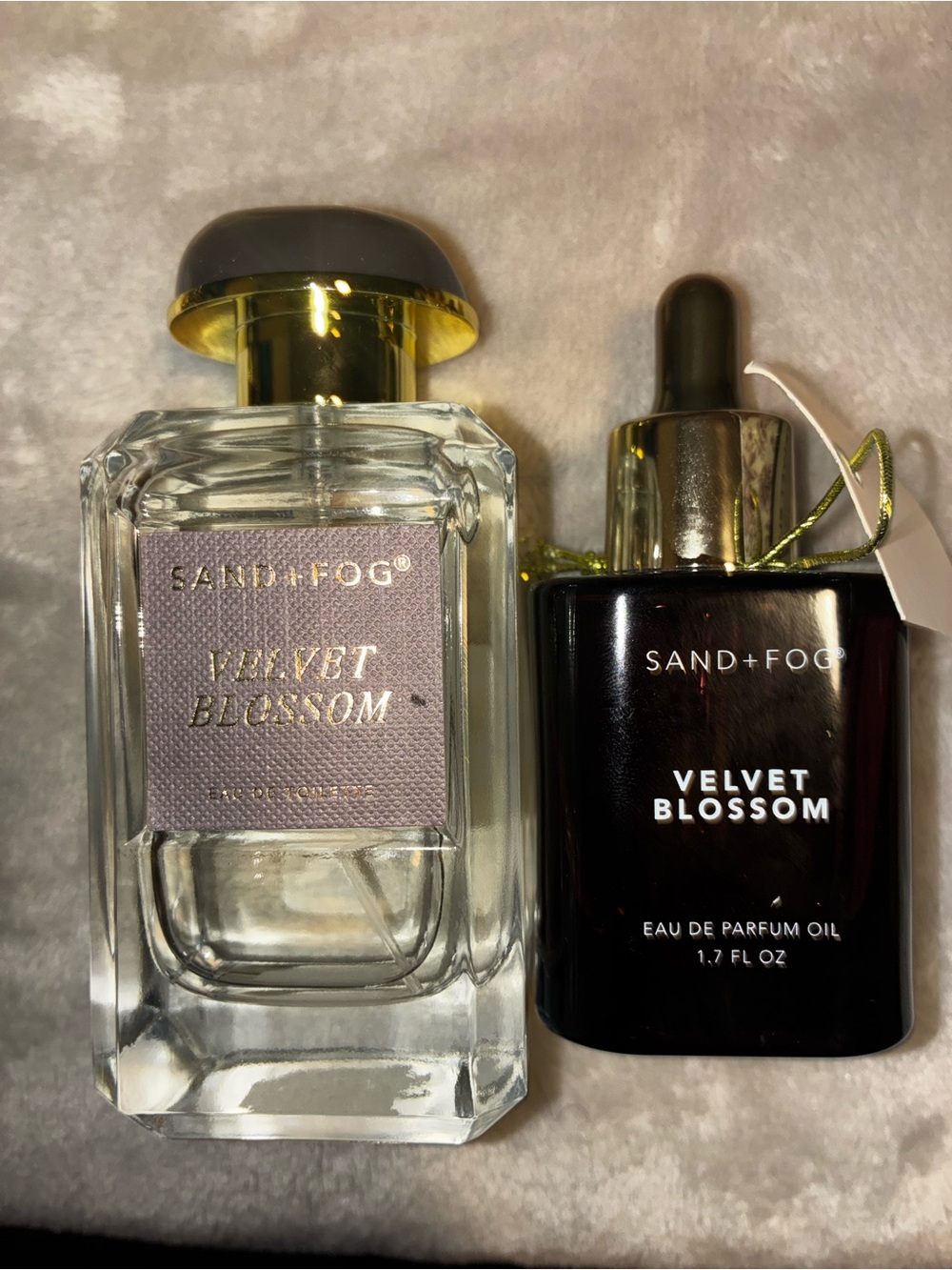 Sand and Fog Velvet Blossom fragrance set